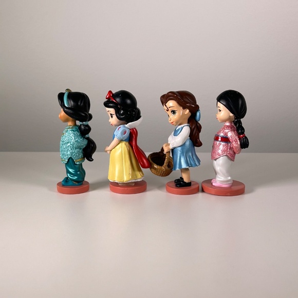 Disney Animators Collection Princesses PVC Set Of 7 (93F) - Picture 3 of 9